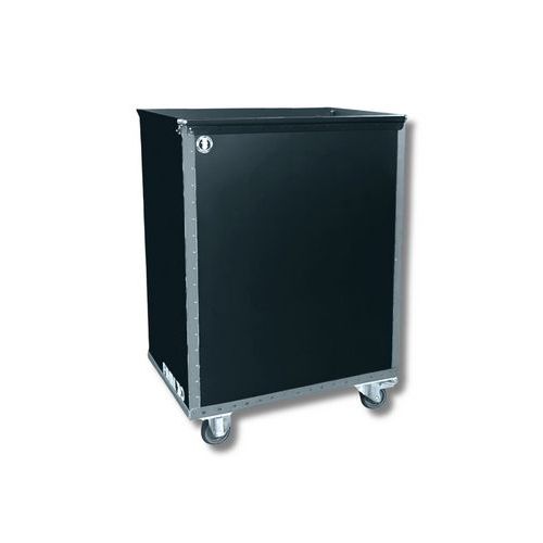 Carrello a livello costante poliprop 650x450mm-50 kg-Nero,