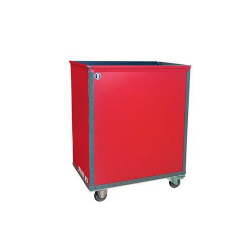 Carrello liv costante polipr 650x450mm-50 kg-Rosso brillante,