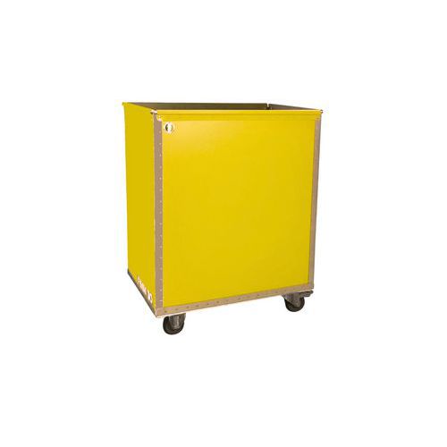 Carrello a livello costante poliprop 650x450mm-50 kg-Giallo,