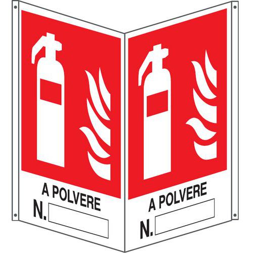 Bifacciale antincendio verta polvere n°compilabile 160x210,