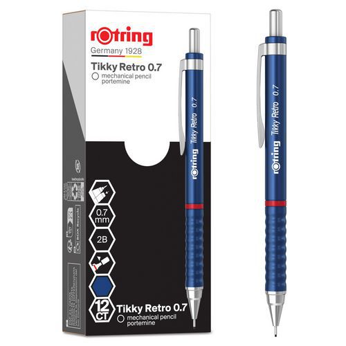Portamine - Corpo da 0,7 mm Blue Tikky™ Retro - Rotring®,