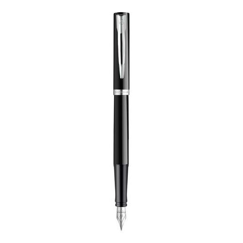 Waterman Nero Penna Stilografica Allure Cromato Pennino Fine-,