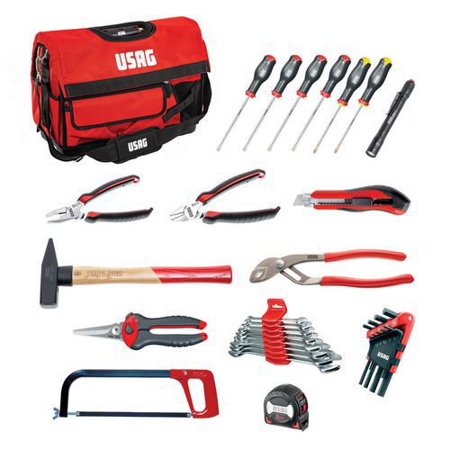 Borsa professionale porta utensili con assortimento (32 pz),