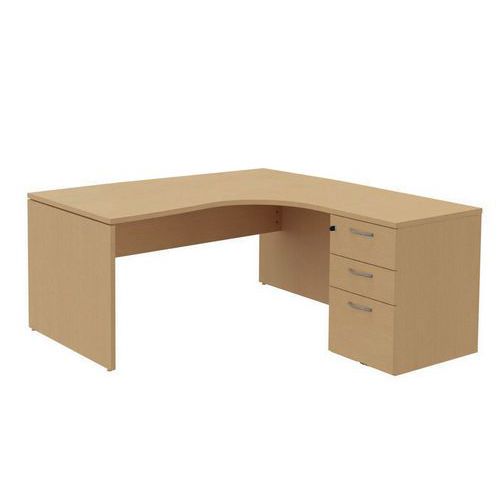 Compatta destra+ cass piede pannello 160X120/80 faggio,