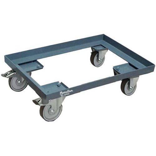 Pianale carrellato per contenitori norma europea port 250kg,