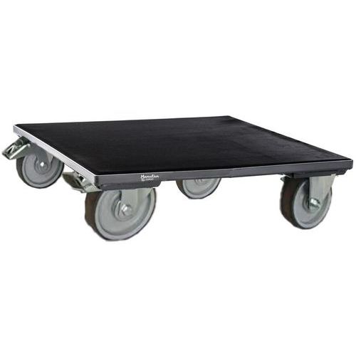 Pianale carrellato con rivestimento in gomma-L600mm,
