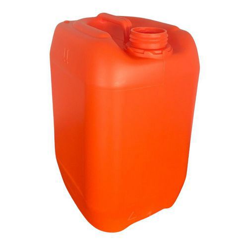 Tanica in plastica (HDPE), colore ARANCIONE, capacità,