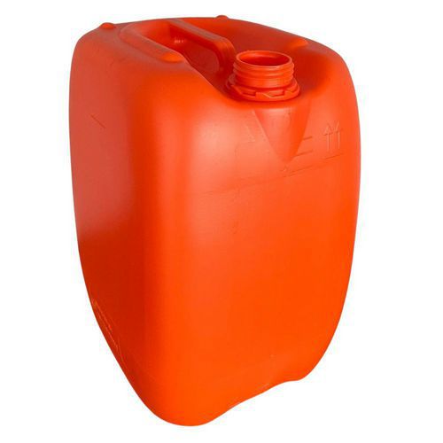 Tanica in plastica (HDPE), colore ARANCIONE, capacità 20L,