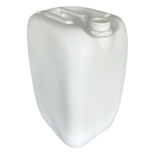 Tanica in plastica (HDPE), colore BIANCO, capacità 25,