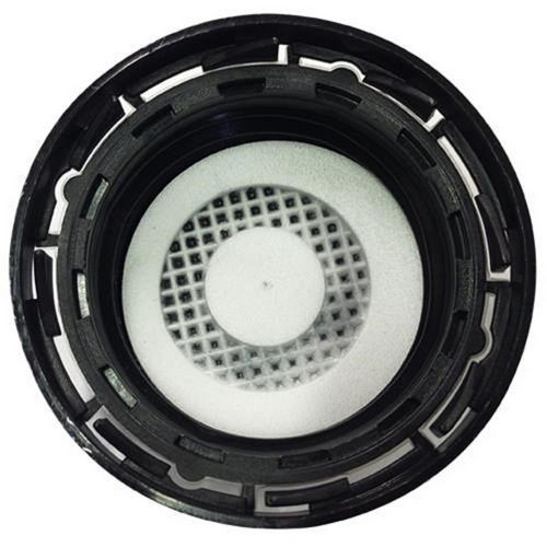 Tappo a vite in HDPE omologato - alimentare - nero,