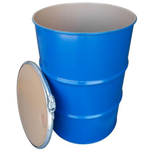 Fusto metallico omologato per liquidi 217 L - laccato,