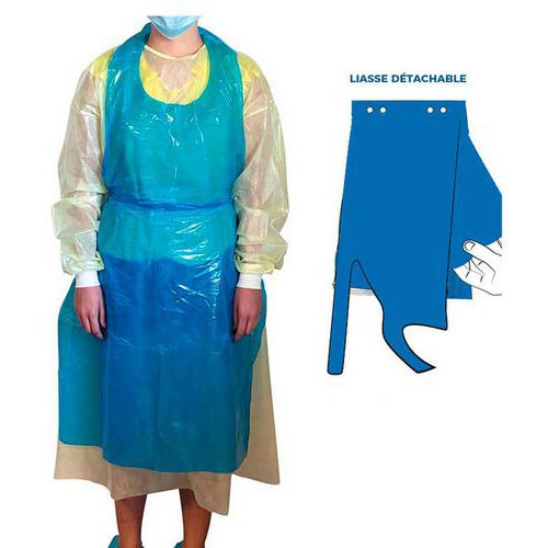 Grembiuli Artibetter 100 Pezzi USA E Getta In Plastica Grembiuli Per - Foto 3