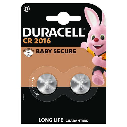 Duracell Batteria A Bottone Cr 2016 3 V 2 Pz. 90 Mah Litio Elektro 2016 - Immagine 10