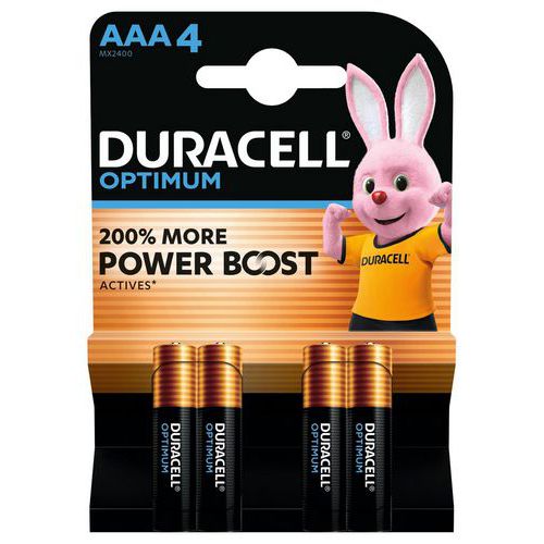 Duracell Optimum Aaa B4 4 Pile Blister - Immagine 9