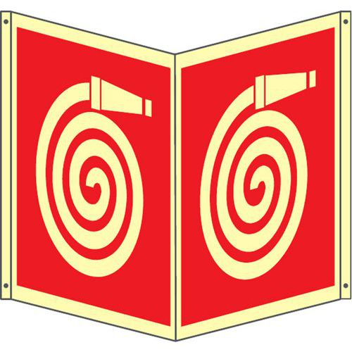 Bifacciale antincendio quadrato Lum - idrante a tubo250x250,