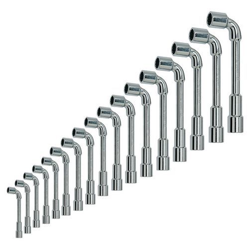 Serie di 17 chiavi a pipa doppie pesanti,