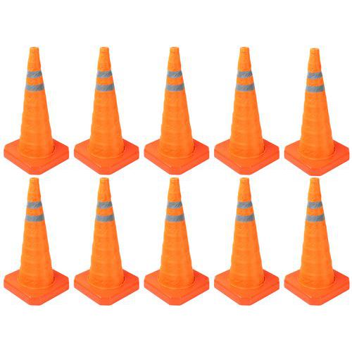 Cono per marcatura retrattile in nylon da 70 cm-Lotto da 10,