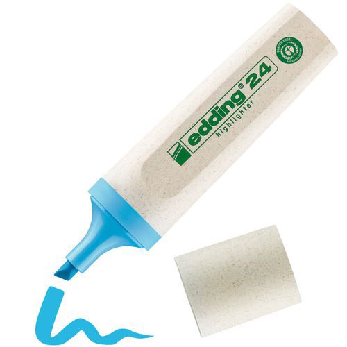 Edding Azzurro/Chiaro Evidenziatori, Evidenziatore Ecoline 24 (1X) - Immagine 2