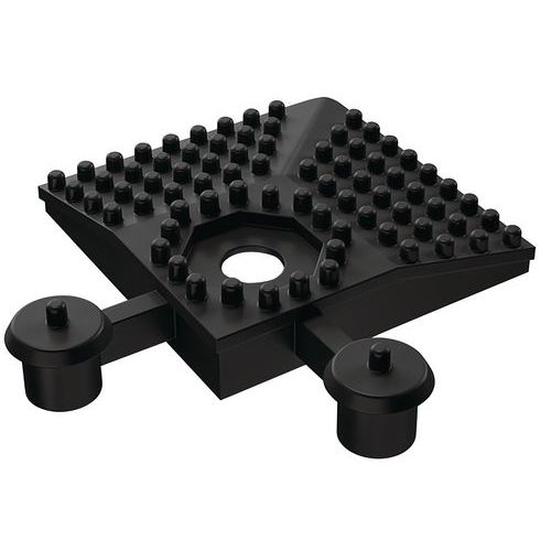 Rampa angolare in PVC Plastex Lok nero, 50 mm x 50 mm,