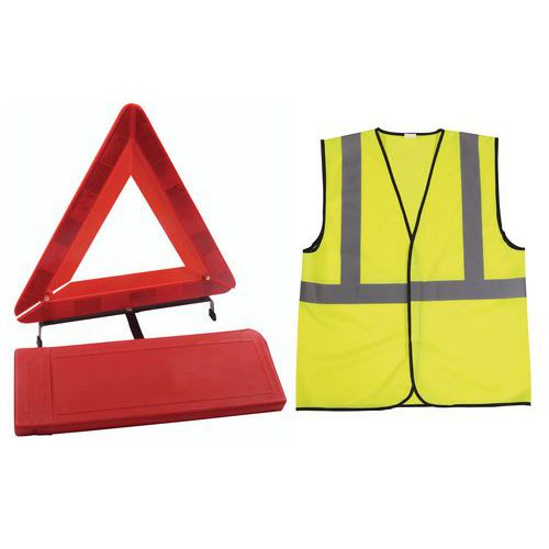 Kit di segnalazione per uso automobilistico - Gilet XL,