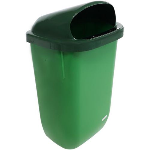Pattumiera per rifiuti urbani XERIOS 50L verde,