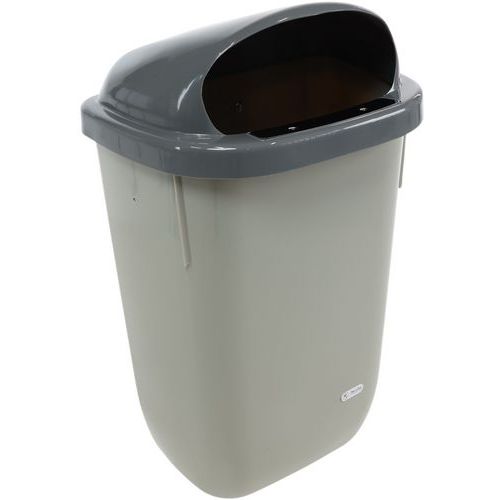 A397311 Pattumiera per rifiuti urbani XERIOS 50L grigia,