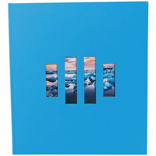 Album foto libro di 60 pagine nere Milano blu,