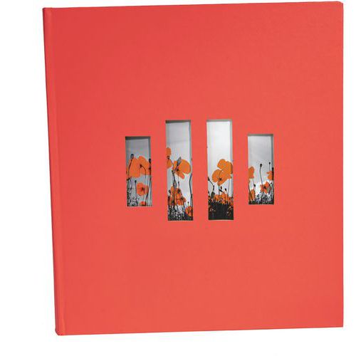 Album foto libro di 60 pagine nere Milano rosso,