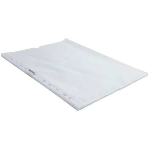 Blocchetto di 50 bustine perforate A4 crystal,