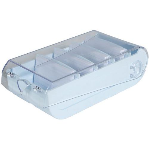 Schedario formato A8 colori pastello assortiti,