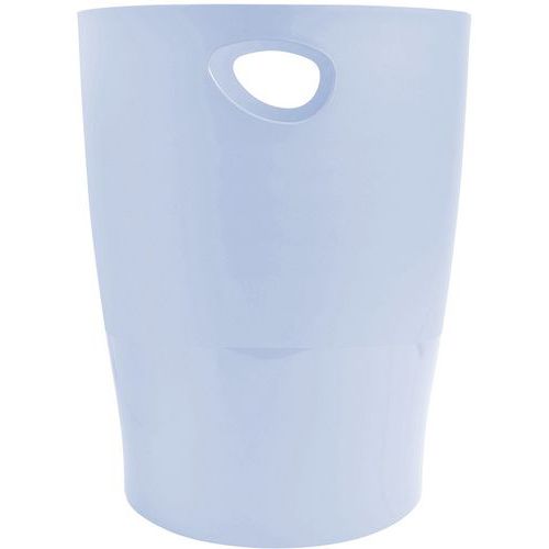 Cestino Ecobin Aquarel blu pastello,