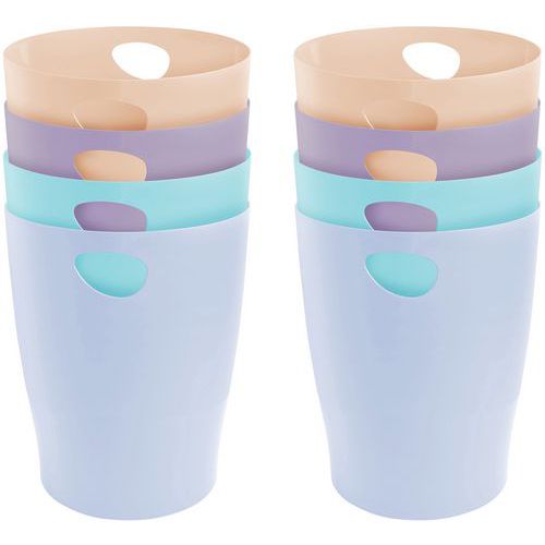 Cestino Ecobin Aquarel colori assortiti,