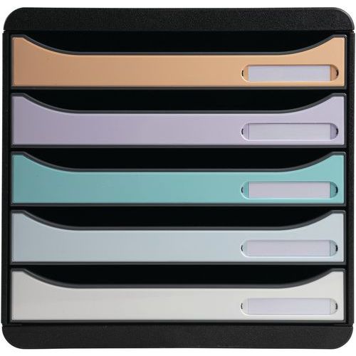 Modulo di archiviazione con colori assortiti,