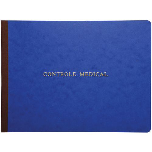 Registro rilegato controllo medico da 40 pagine,