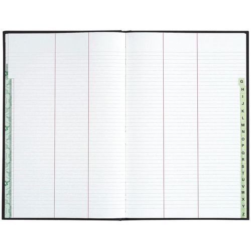 Registro rilegato in formato standard con rubriche - 4M 340 x 225,