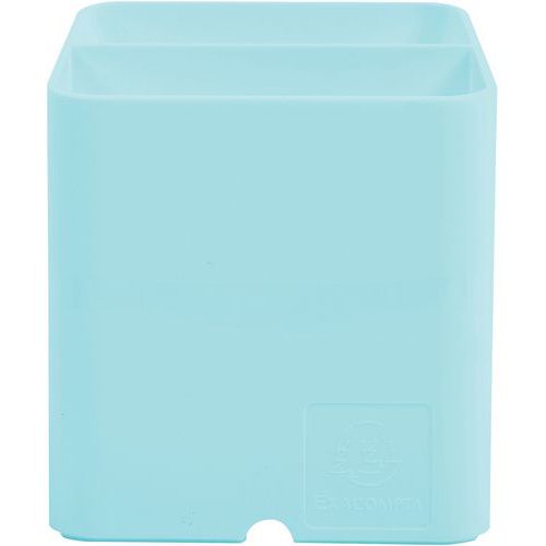Portapenne pen-cube aquarel verde pastello,