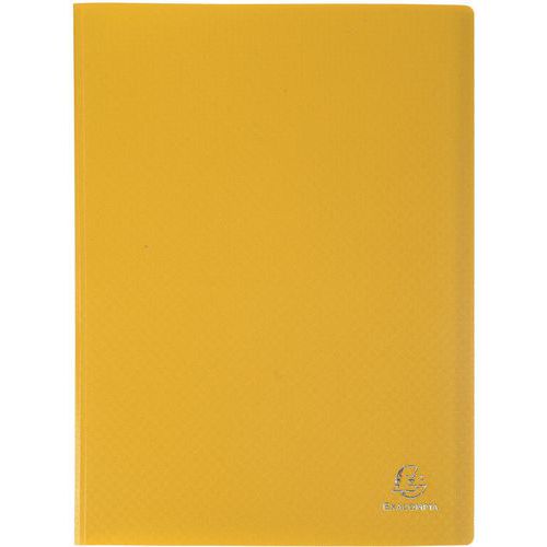 Portalistini flessibile opaco A4 giallo da 120 facciate,