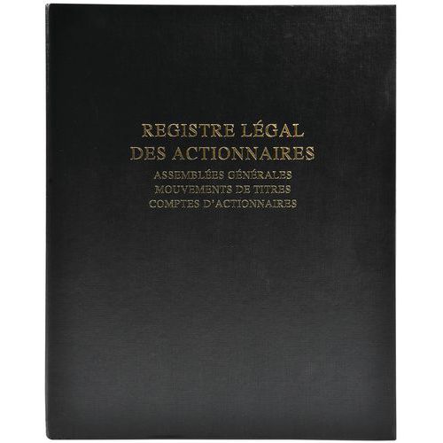 Registro degli azionisti da 100 fogli,