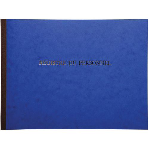 Registro del personale da 40 pagine blu,
