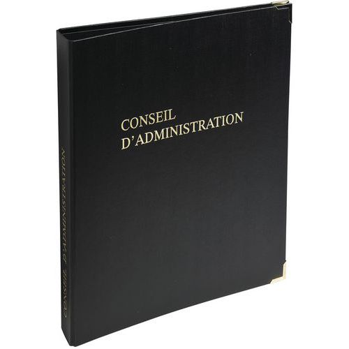 Rilegatura deluxe con ricarica per consiglio di amministrazione,