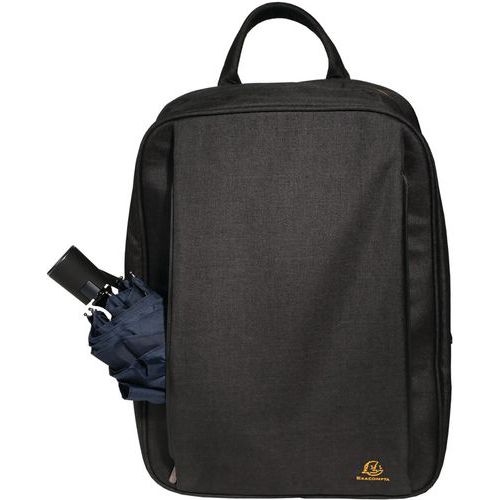 Zaino portatile grigio mélange,