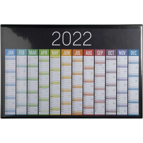 Tappetino rigido in PVC personalizzabile 37,5 x 57,5 cm nero,