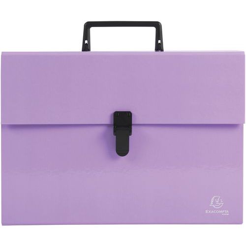 Classificatore formato famiglia con manico aquarel malva,