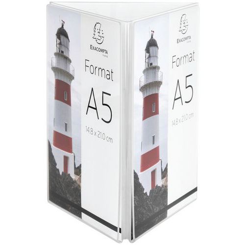 Portadépliant triangolare A5 verticale,