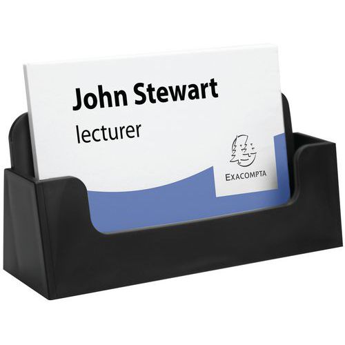 Porta Biglietti Da Visita Exacompta - 26.5x25 Cm, Nero, Per Ufficio O Casa - Foto 9