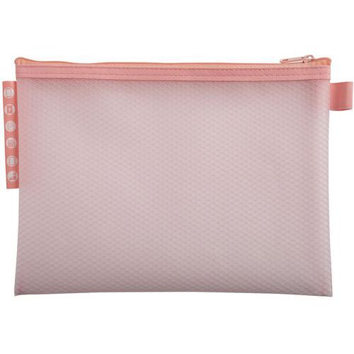 10 Buste Con Cerniera Belle Vous A4 - Maglia Plastica, 5 Colori, Per Documenti E Accessori - Foto 3