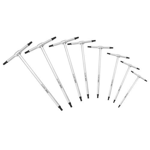 Serie di 8 chiavi a T per viti con impronta TORX®,