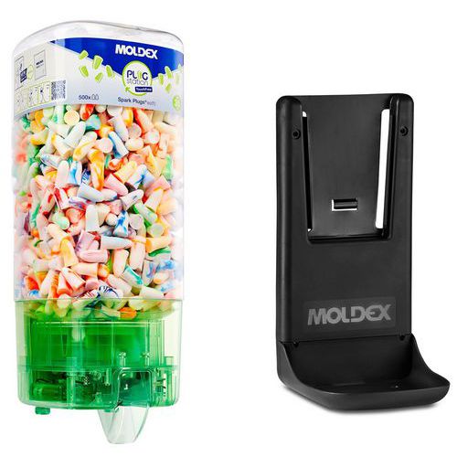 Kit tappi per orecchie senza contatto dispenser a parete,