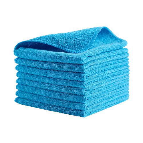 Panno quadrato in microfibra 30/30 blu,