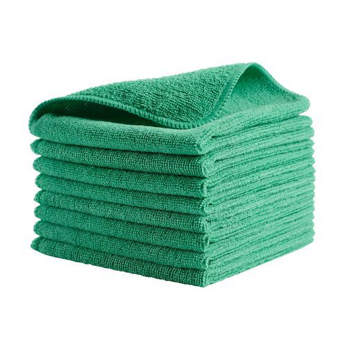 Panno quadrato in microfibra 30/30 verde,